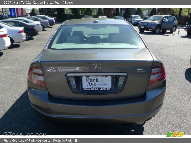 Carbon Bronze Pearl / Taupe 2007 Acura TL 3.2