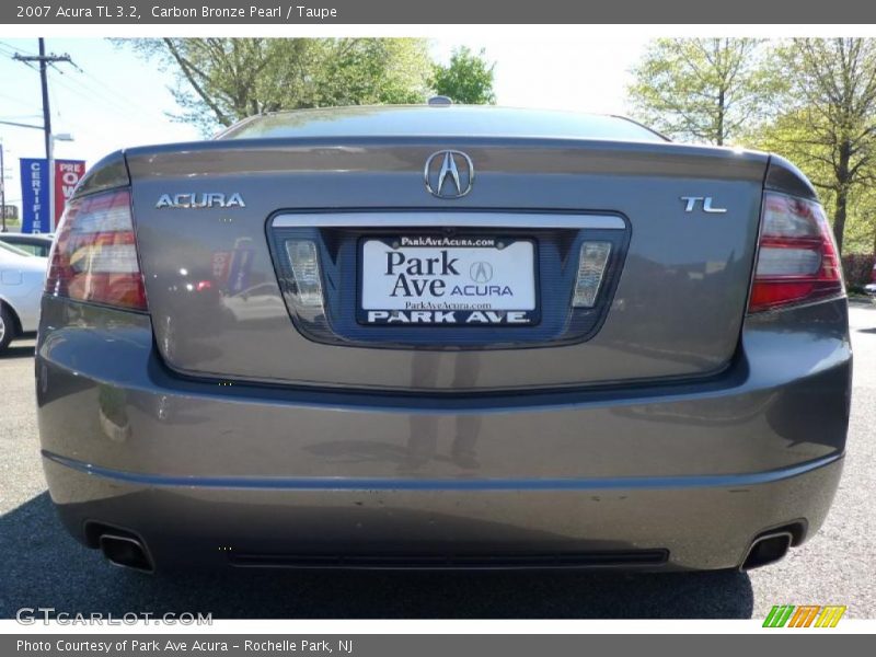 Carbon Bronze Pearl / Taupe 2007 Acura TL 3.2