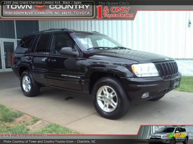 Black / Agate 1999 Jeep Grand Cherokee Limited 4x4