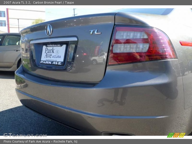 Carbon Bronze Pearl / Taupe 2007 Acura TL 3.2