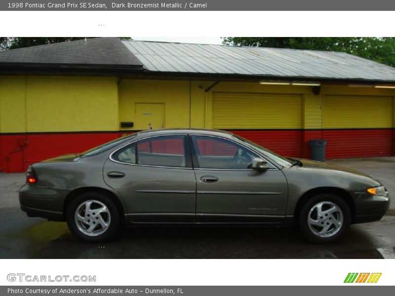 Dark Bronzemist Metallic / Camel 1998 Pontiac Grand Prix SE Sedan