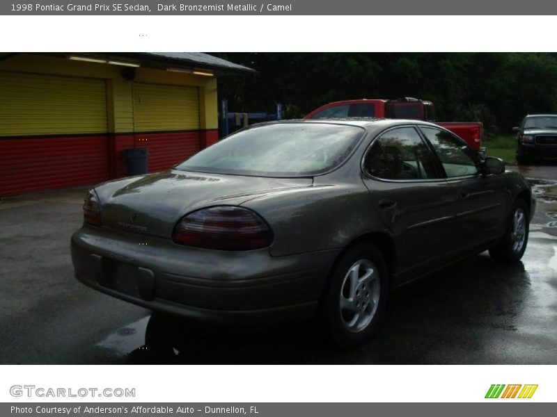 Dark Bronzemist Metallic / Camel 1998 Pontiac Grand Prix SE Sedan