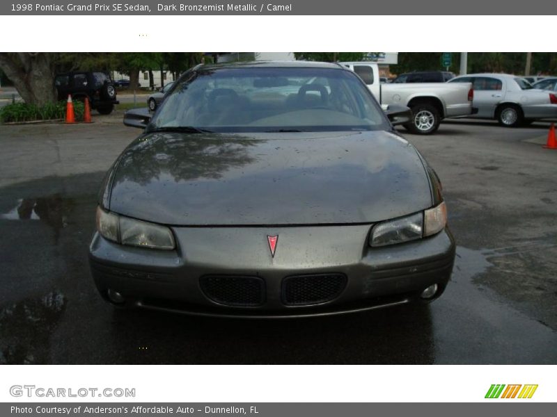 Dark Bronzemist Metallic / Camel 1998 Pontiac Grand Prix SE Sedan