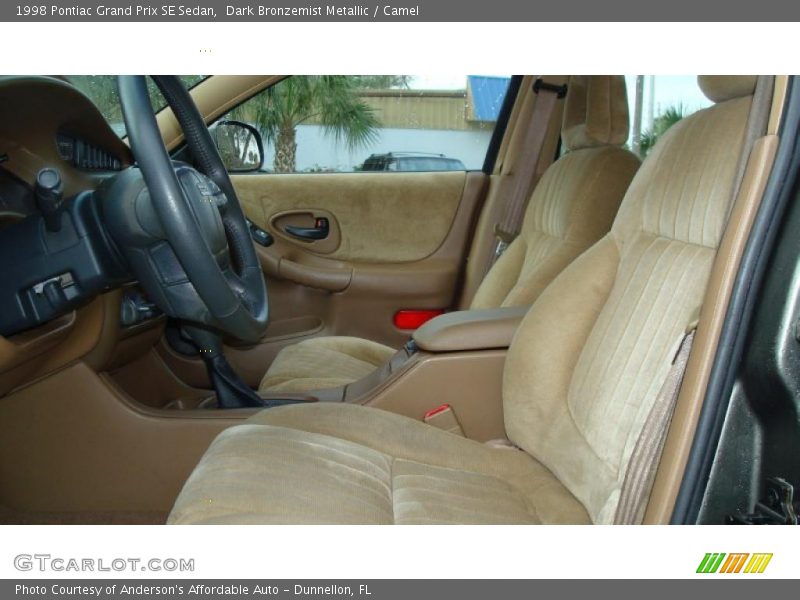 Dark Bronzemist Metallic / Camel 1998 Pontiac Grand Prix SE Sedan