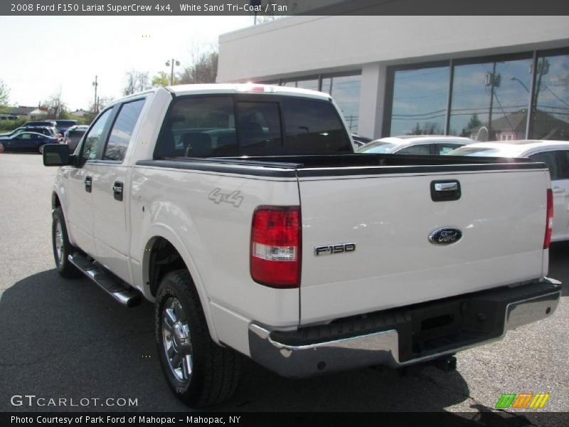 White Sand Tri-Coat / Tan 2008 Ford F150 Lariat SuperCrew 4x4