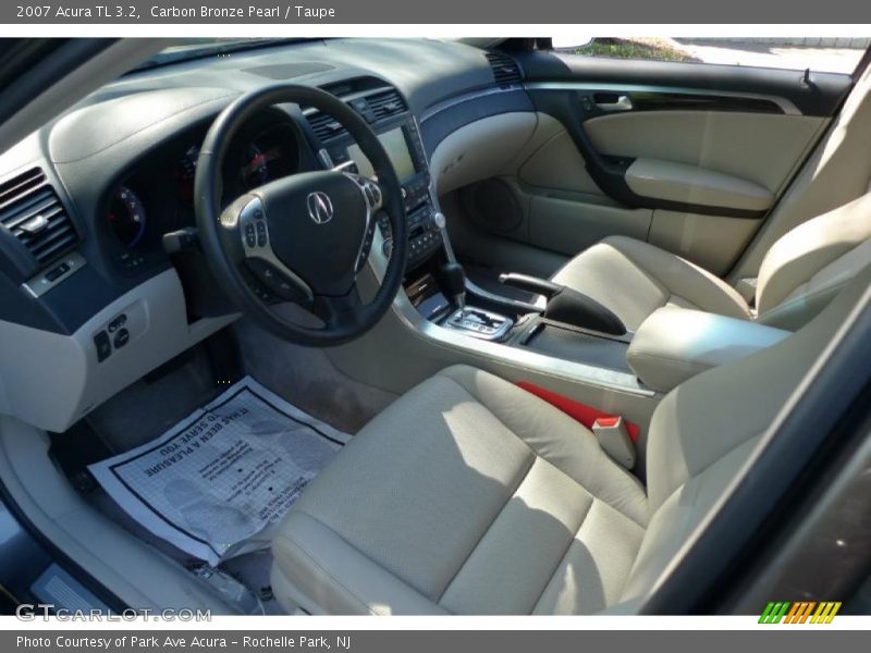 Carbon Bronze Pearl / Taupe 2007 Acura TL 3.2