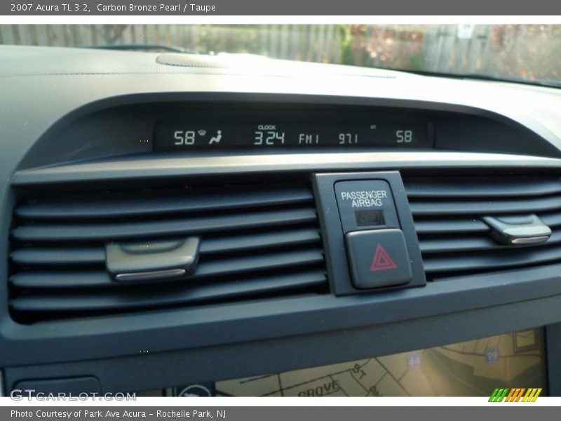 Carbon Bronze Pearl / Taupe 2007 Acura TL 3.2