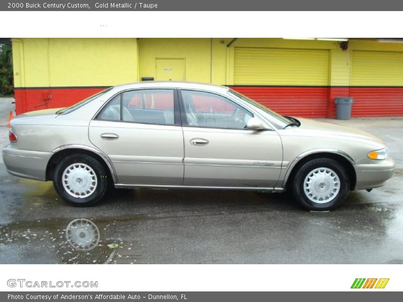 Gold Metallic / Taupe 2000 Buick Century Custom
