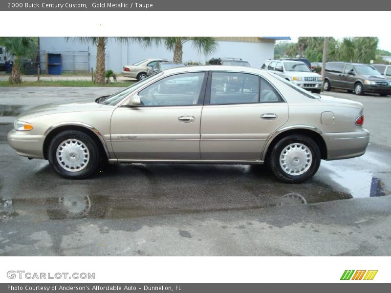 Gold Metallic / Taupe 2000 Buick Century Custom