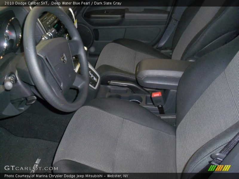 Deep Water Blue Pearl / Dark Slate Gray 2010 Dodge Caliber SXT