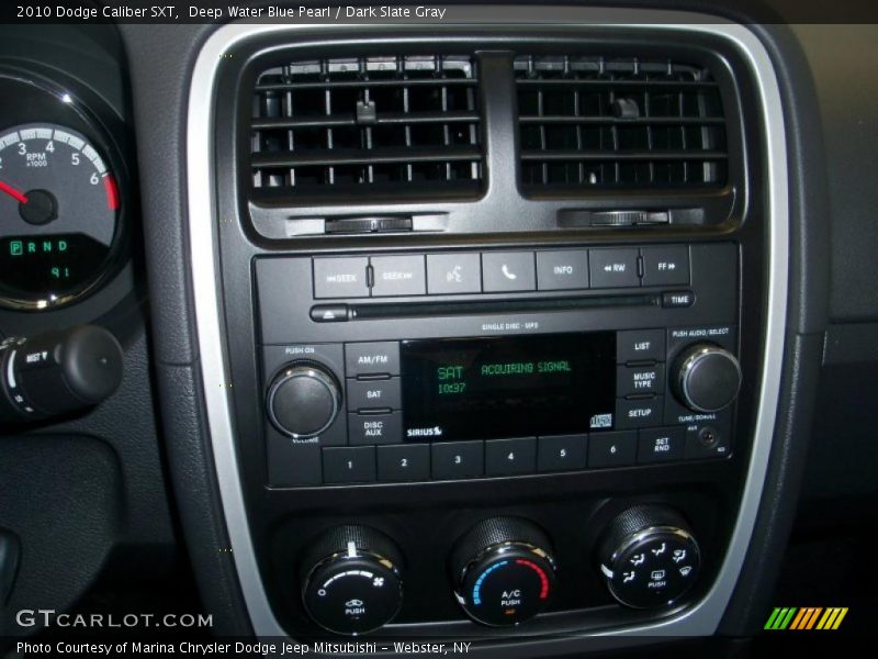 Deep Water Blue Pearl / Dark Slate Gray 2010 Dodge Caliber SXT