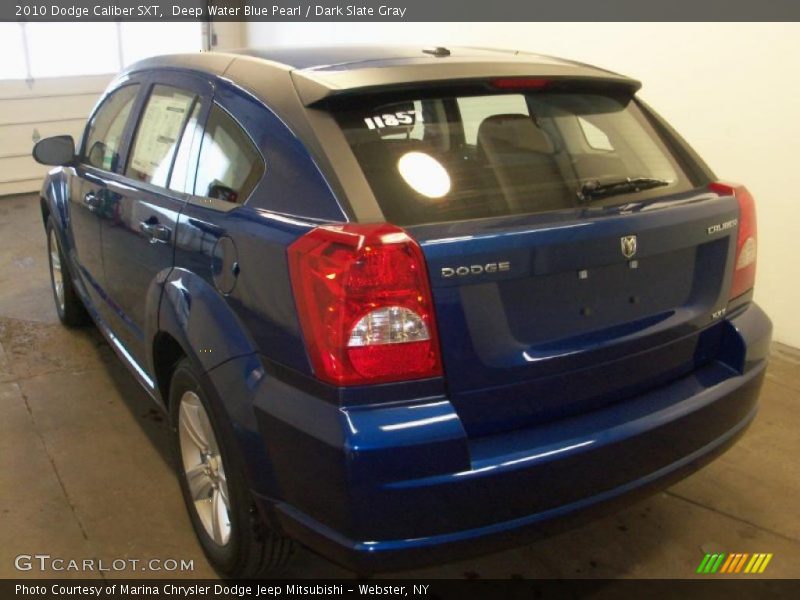 Deep Water Blue Pearl / Dark Slate Gray 2010 Dodge Caliber SXT