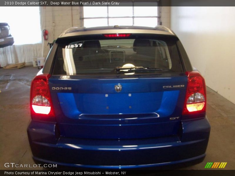 Deep Water Blue Pearl / Dark Slate Gray 2010 Dodge Caliber SXT