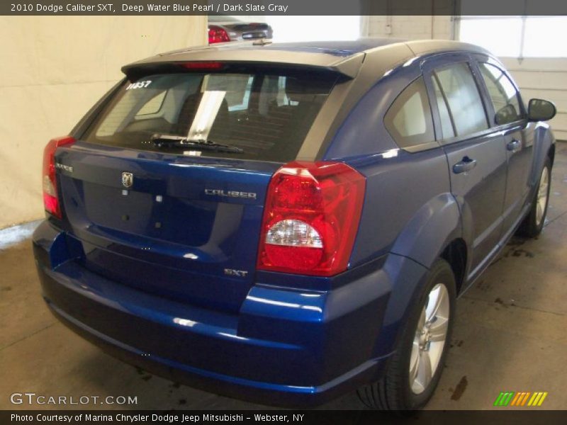 Deep Water Blue Pearl / Dark Slate Gray 2010 Dodge Caliber SXT