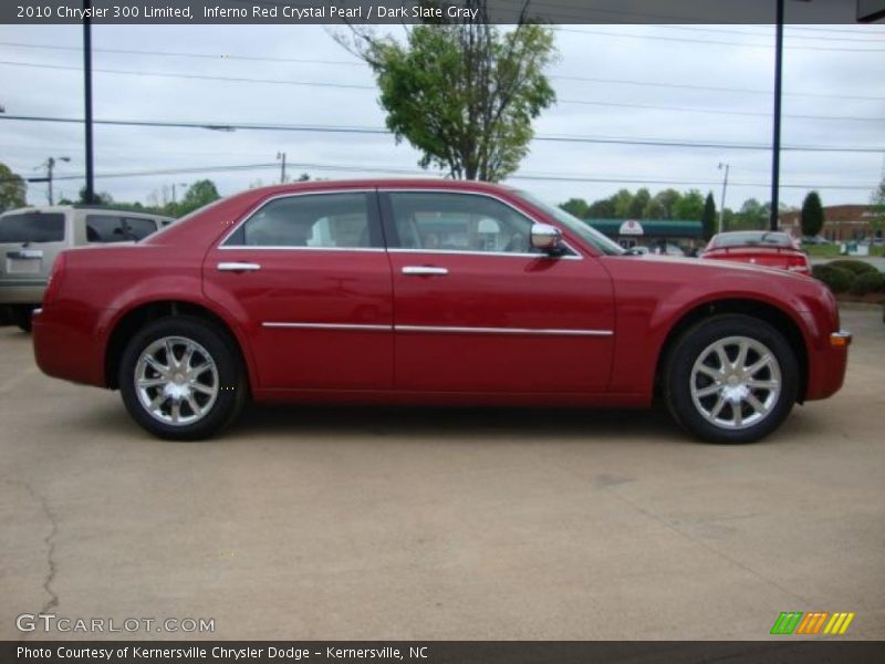 Inferno Red Crystal Pearl / Dark Slate Gray 2010 Chrysler 300 Limited