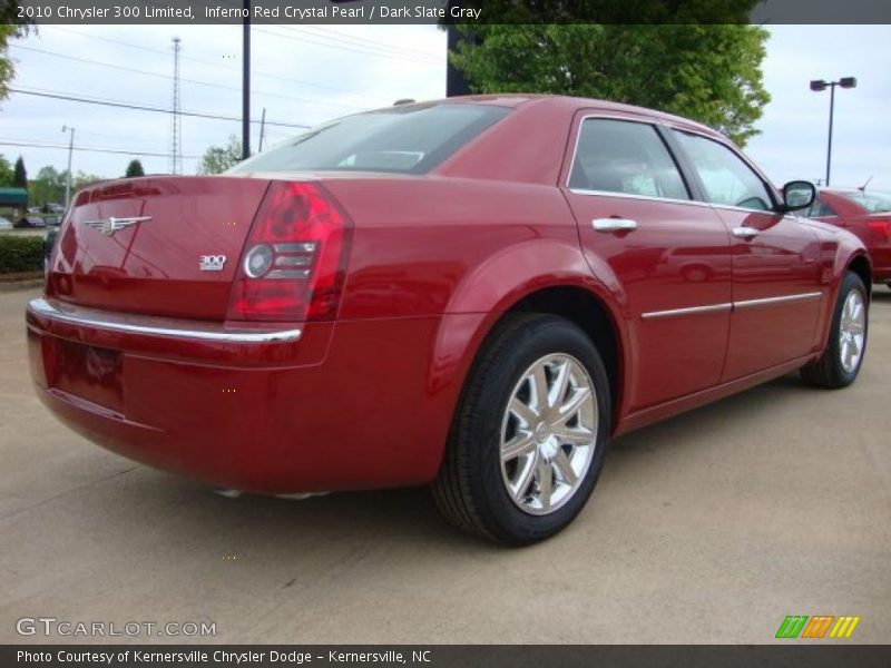 Inferno Red Crystal Pearl / Dark Slate Gray 2010 Chrysler 300 Limited