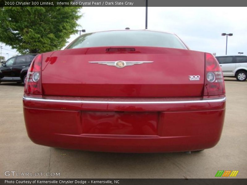 Inferno Red Crystal Pearl / Dark Slate Gray 2010 Chrysler 300 Limited