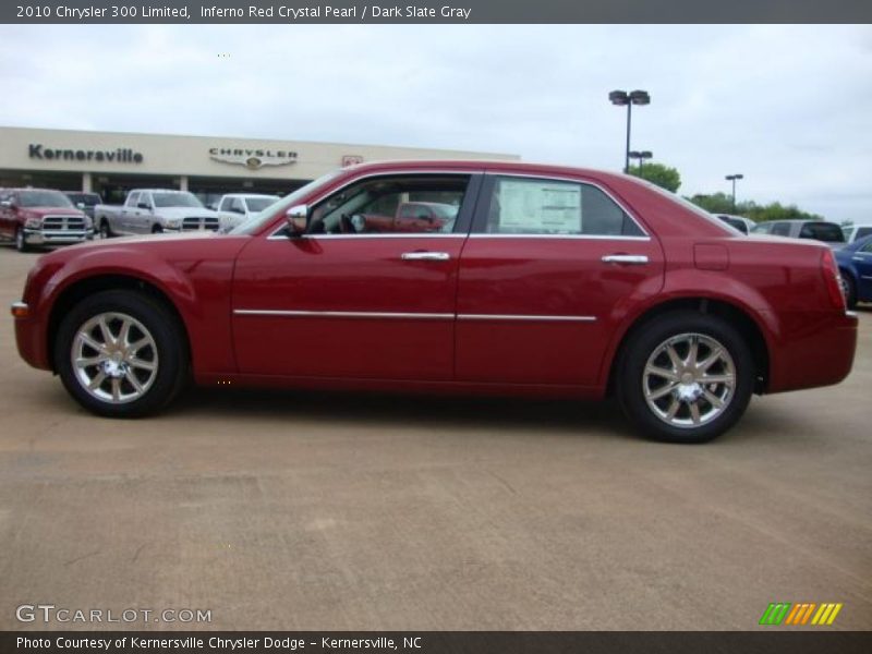 Inferno Red Crystal Pearl / Dark Slate Gray 2010 Chrysler 300 Limited
