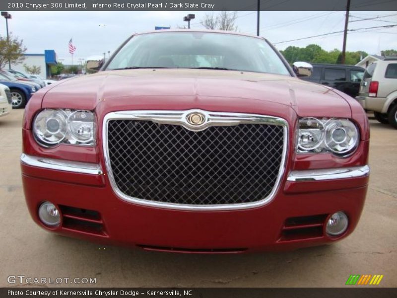 Inferno Red Crystal Pearl / Dark Slate Gray 2010 Chrysler 300 Limited