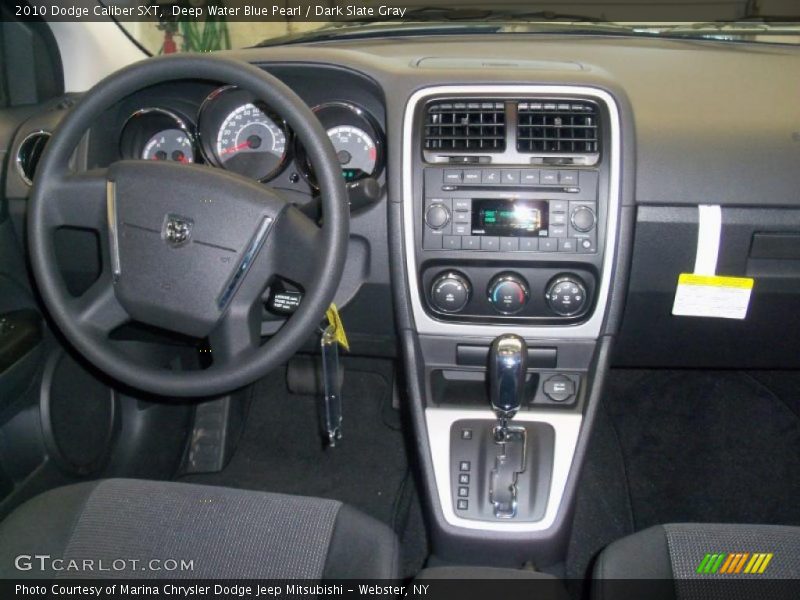 Deep Water Blue Pearl / Dark Slate Gray 2010 Dodge Caliber SXT