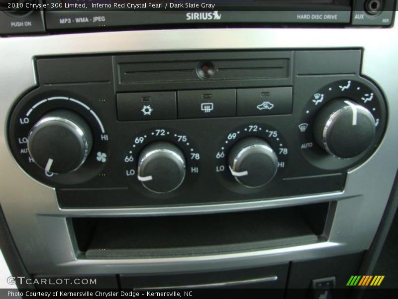 Inferno Red Crystal Pearl / Dark Slate Gray 2010 Chrysler 300 Limited