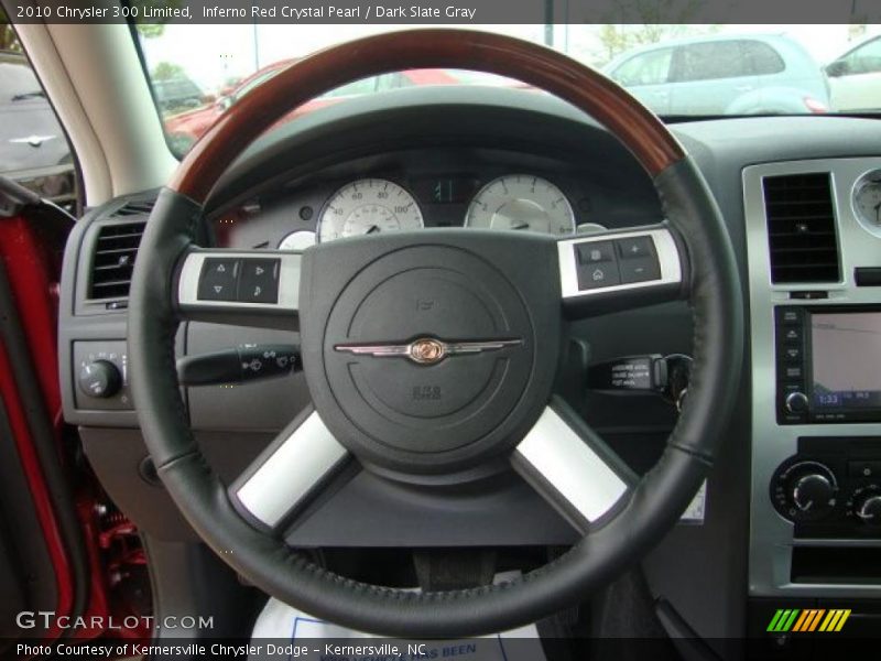 Inferno Red Crystal Pearl / Dark Slate Gray 2010 Chrysler 300 Limited
