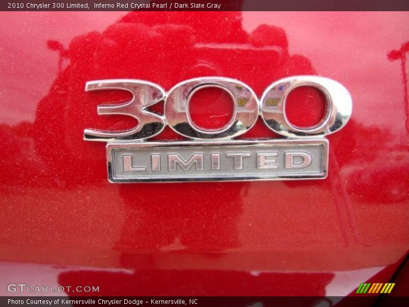 Inferno Red Crystal Pearl / Dark Slate Gray 2010 Chrysler 300 Limited