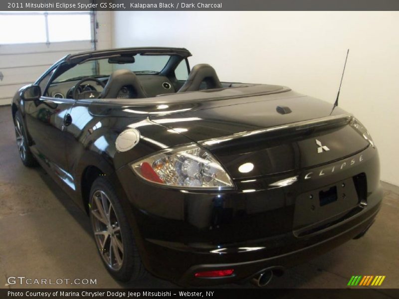 Kalapana Black / Dark Charcoal 2011 Mitsubishi Eclipse Spyder GS Sport