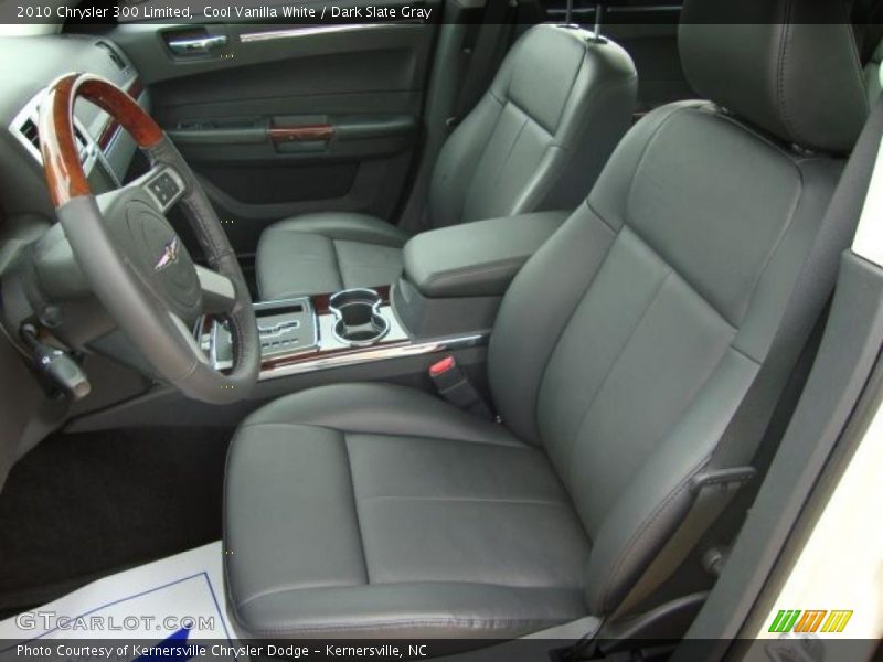 Cool Vanilla White / Dark Slate Gray 2010 Chrysler 300 Limited