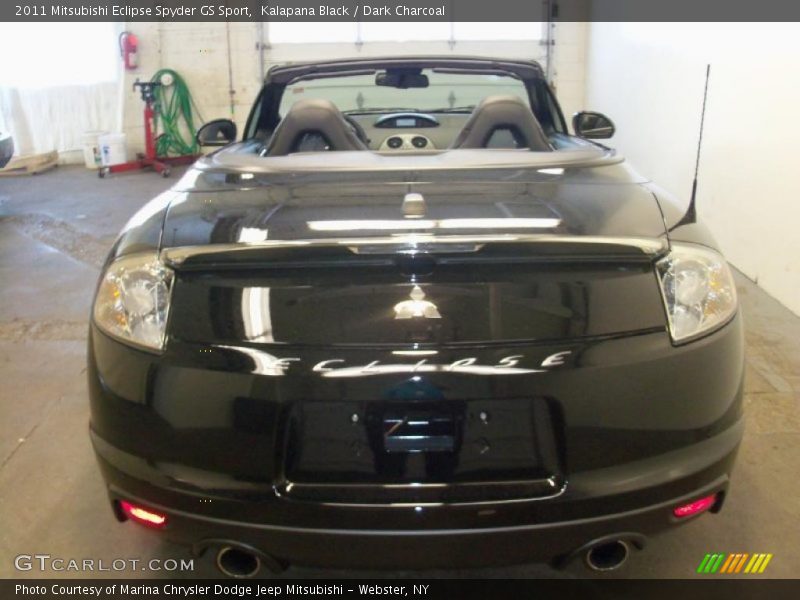 Kalapana Black / Dark Charcoal 2011 Mitsubishi Eclipse Spyder GS Sport