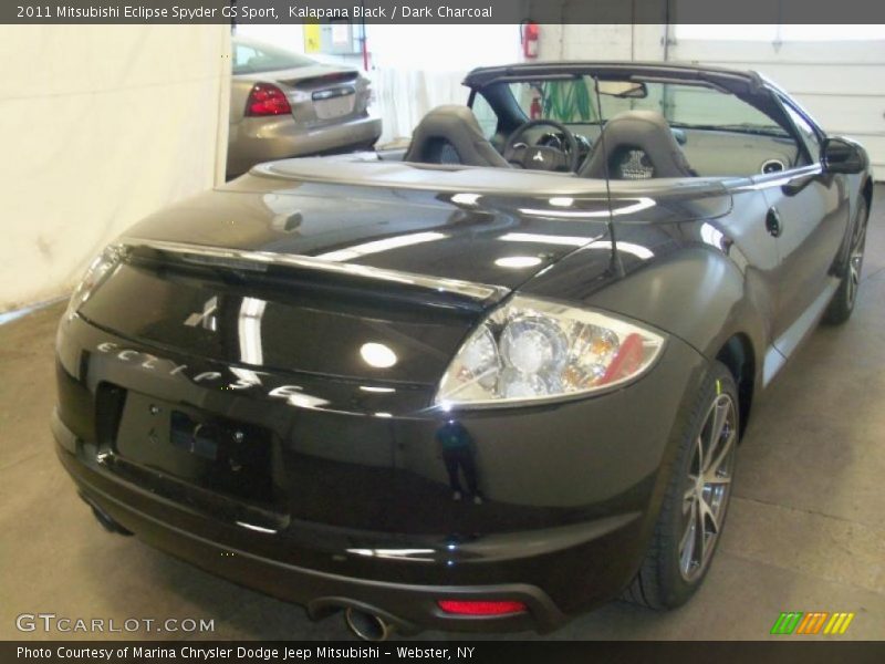 Kalapana Black / Dark Charcoal 2011 Mitsubishi Eclipse Spyder GS Sport