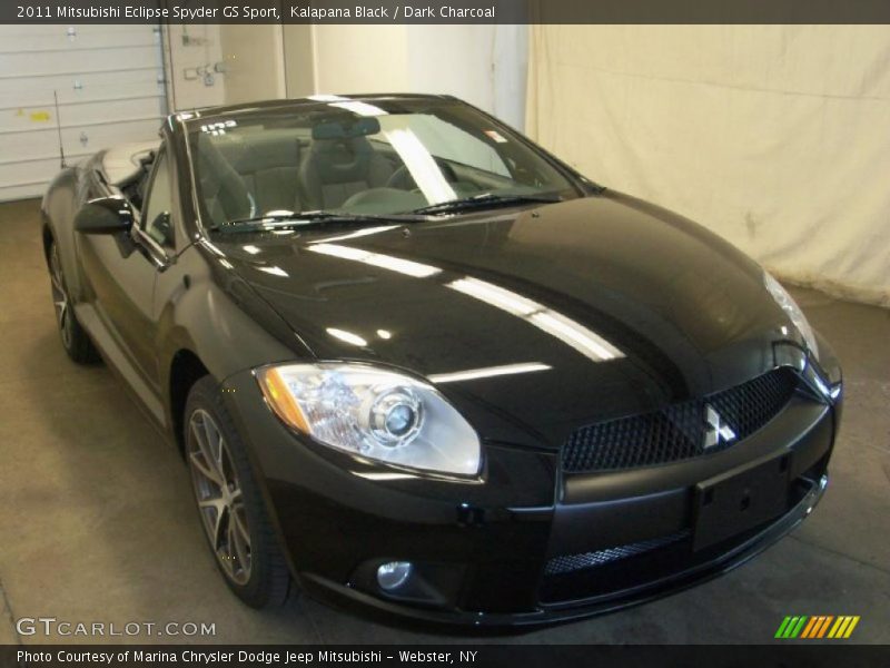 Kalapana Black / Dark Charcoal 2011 Mitsubishi Eclipse Spyder GS Sport