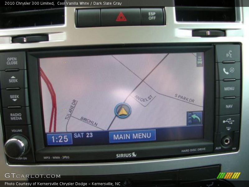 Cool Vanilla White / Dark Slate Gray 2010 Chrysler 300 Limited