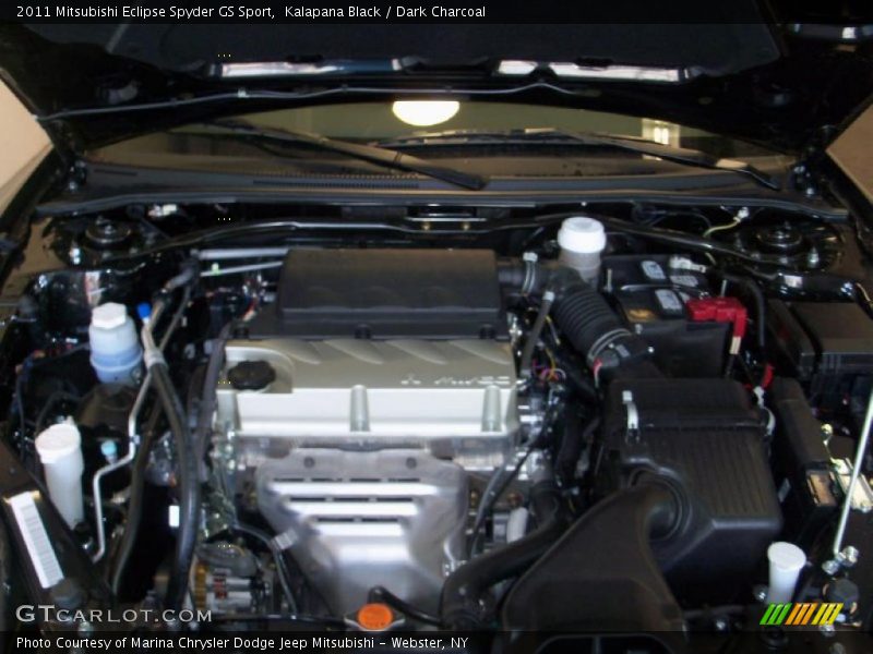 Kalapana Black / Dark Charcoal 2011 Mitsubishi Eclipse Spyder GS Sport