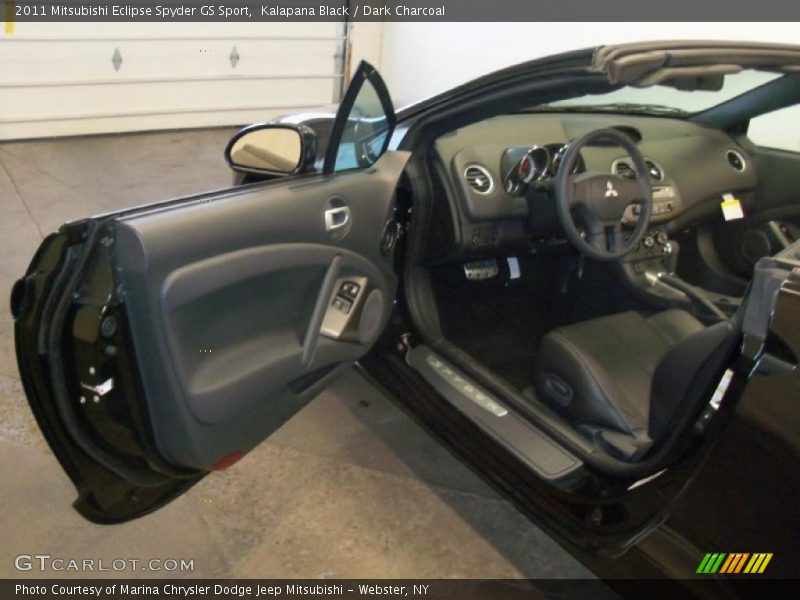 Kalapana Black / Dark Charcoal 2011 Mitsubishi Eclipse Spyder GS Sport