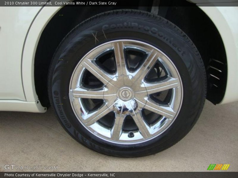 Cool Vanilla White / Dark Slate Gray 2010 Chrysler 300 Limited