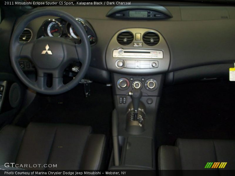 Kalapana Black / Dark Charcoal 2011 Mitsubishi Eclipse Spyder GS Sport