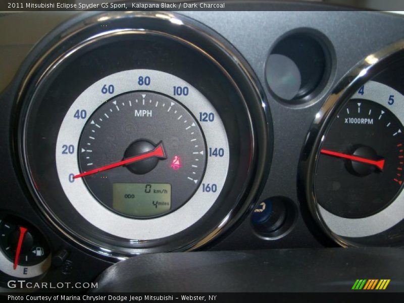 Kalapana Black / Dark Charcoal 2011 Mitsubishi Eclipse Spyder GS Sport