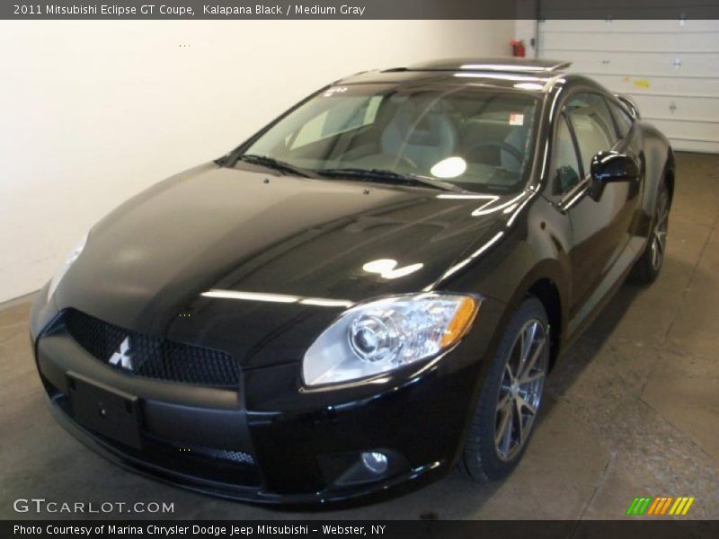 Kalapana Black / Medium Gray 2011 Mitsubishi Eclipse GT Coupe