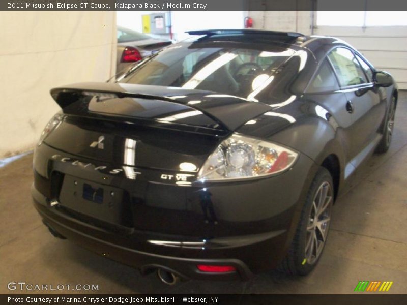 Kalapana Black / Medium Gray 2011 Mitsubishi Eclipse GT Coupe