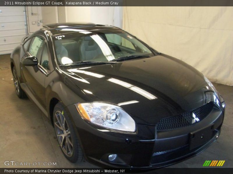 Kalapana Black / Medium Gray 2011 Mitsubishi Eclipse GT Coupe