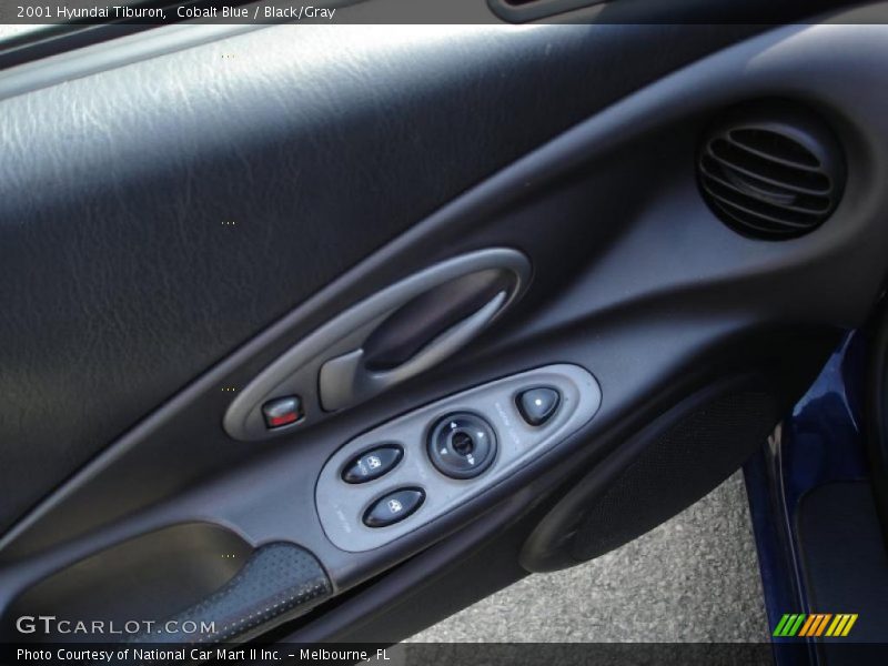 Cobalt Blue / Black/Gray 2001 Hyundai Tiburon