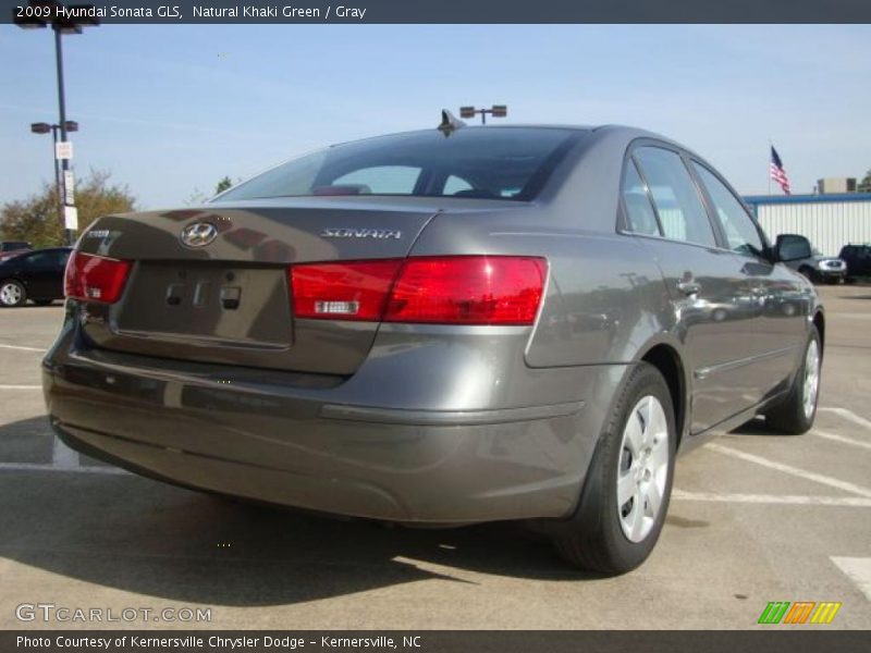 Natural Khaki Green / Gray 2009 Hyundai Sonata GLS