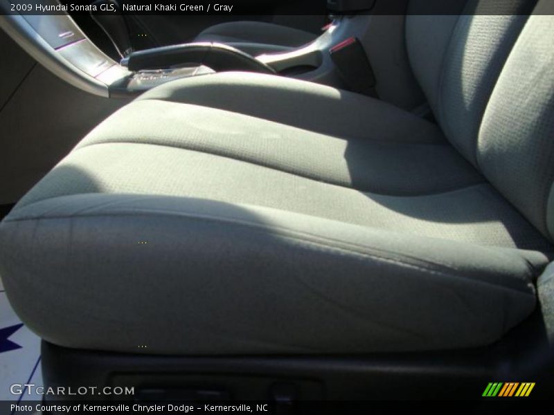 Natural Khaki Green / Gray 2009 Hyundai Sonata GLS