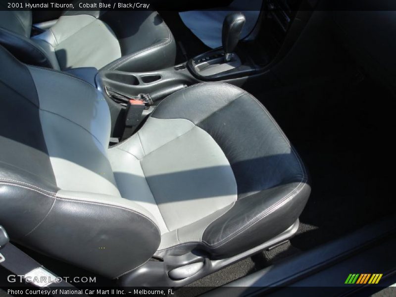 Cobalt Blue / Black/Gray 2001 Hyundai Tiburon
