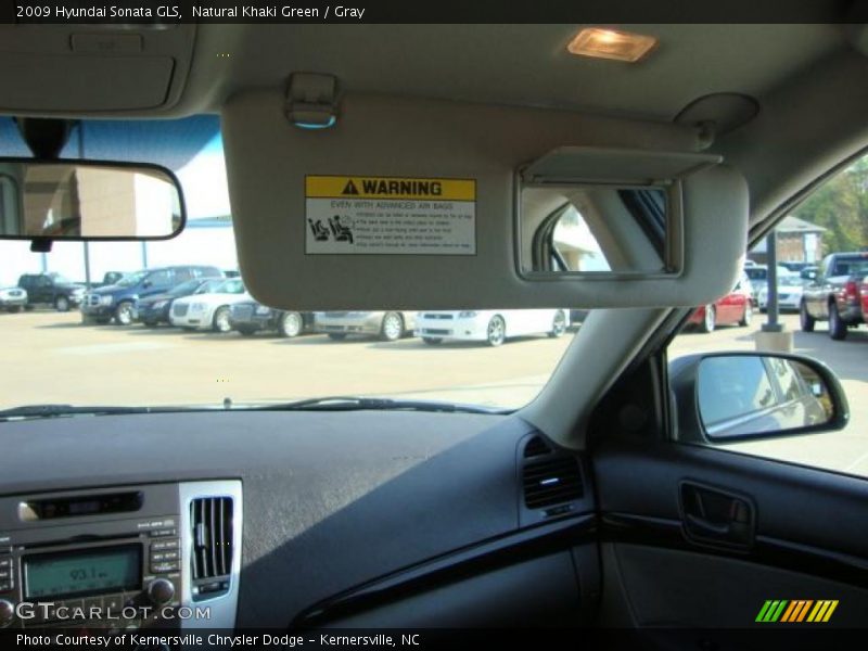 Natural Khaki Green / Gray 2009 Hyundai Sonata GLS