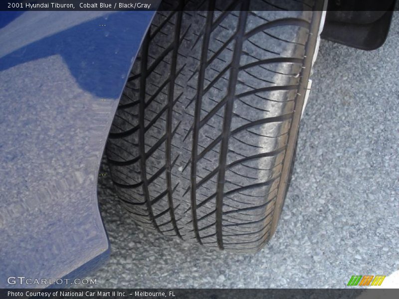 Cobalt Blue / Black/Gray 2001 Hyundai Tiburon