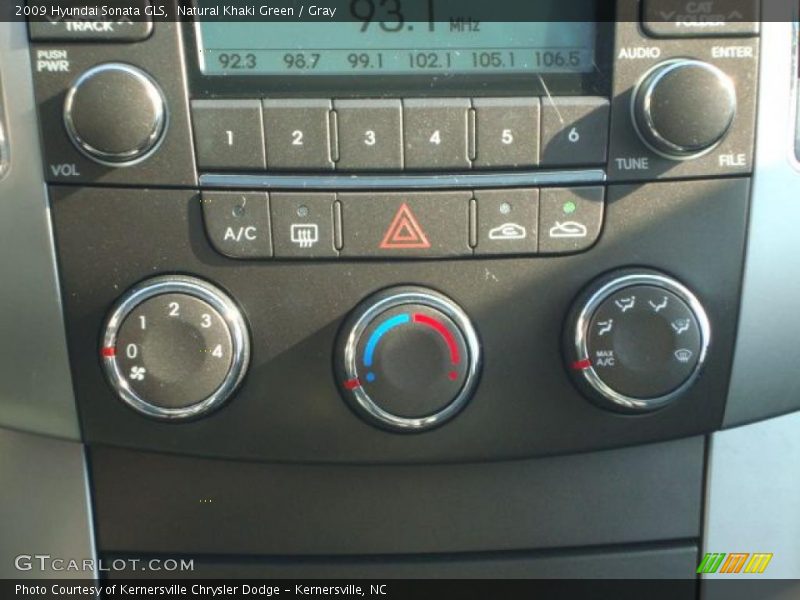Natural Khaki Green / Gray 2009 Hyundai Sonata GLS