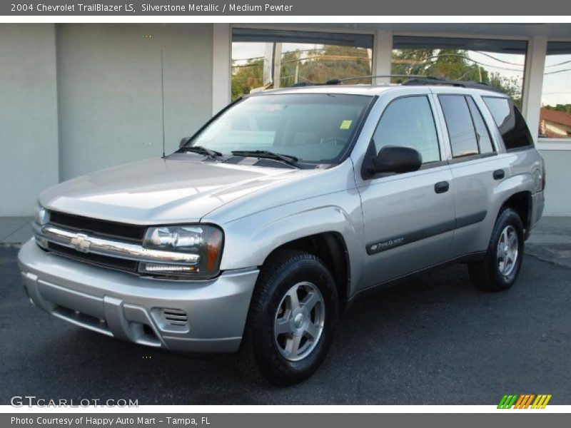 Silverstone Metallic / Medium Pewter 2004 Chevrolet TrailBlazer LS