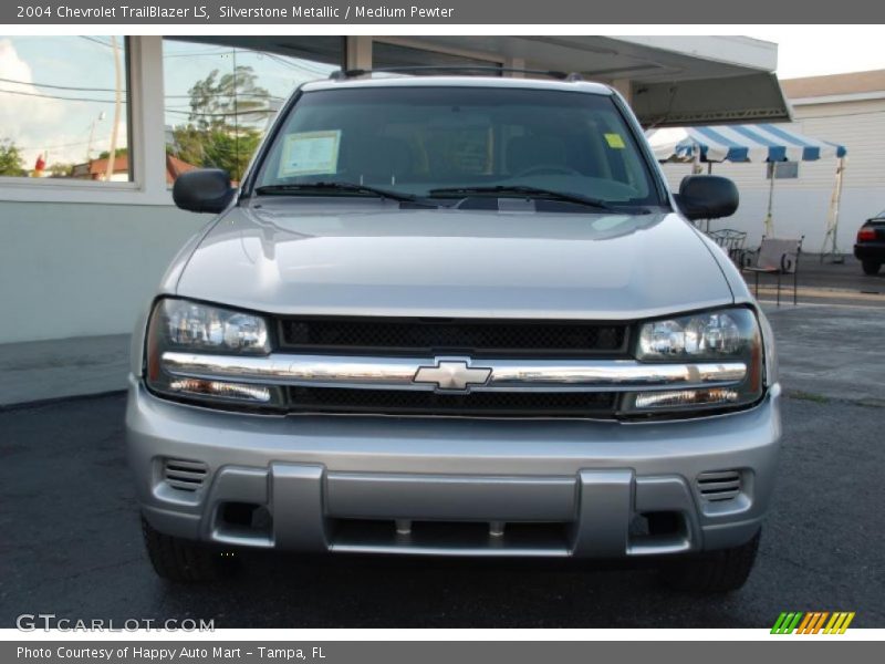 Silverstone Metallic / Medium Pewter 2004 Chevrolet TrailBlazer LS
